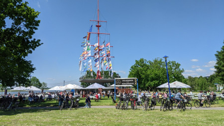 Biergarten Mühlenweide in Duisburg