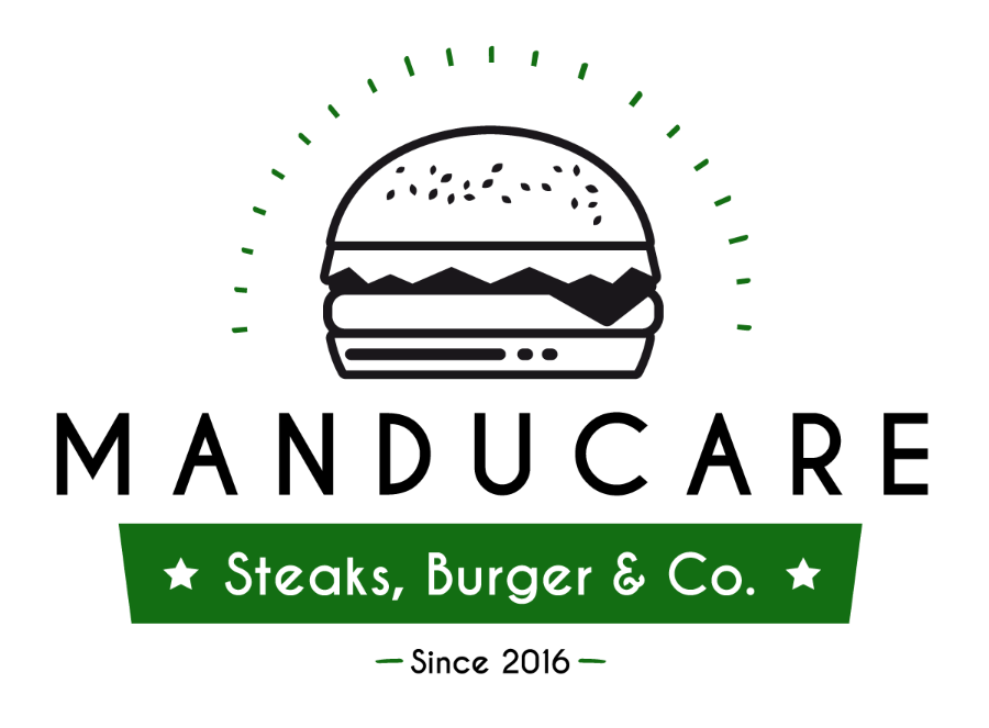 Logo des Unternehmens: Manducare Steaks, Burger & Co. in Mülheim