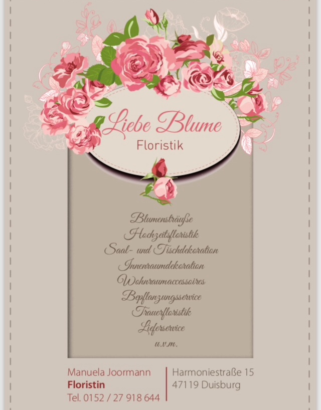Logo des Unternehmens: Liebe Blume in Duisburg