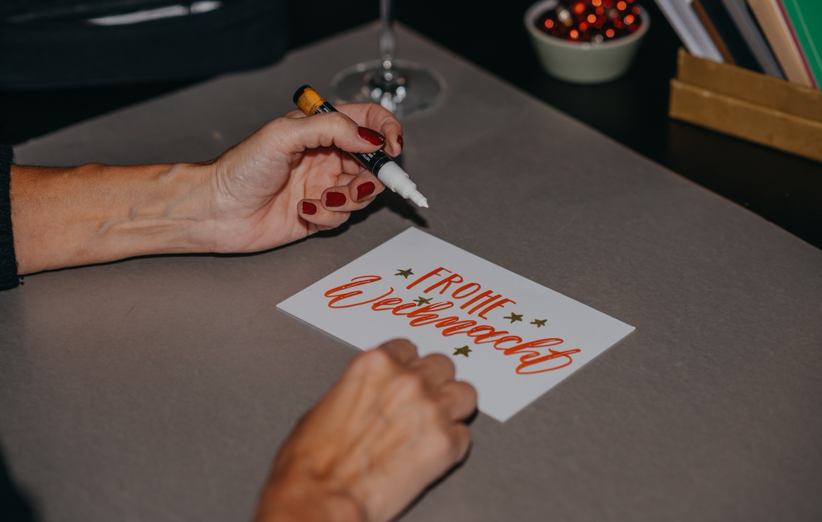 Postkarte Frohe Weihnachten