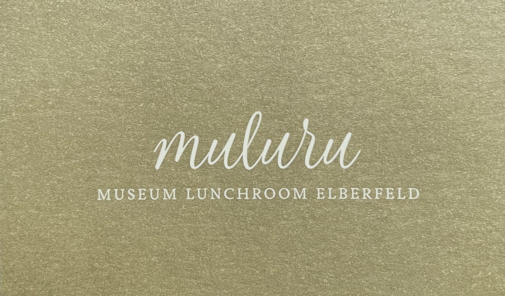 Logo des Unternehmens: Museum Lunchroom Elberfeld in Wuppertal