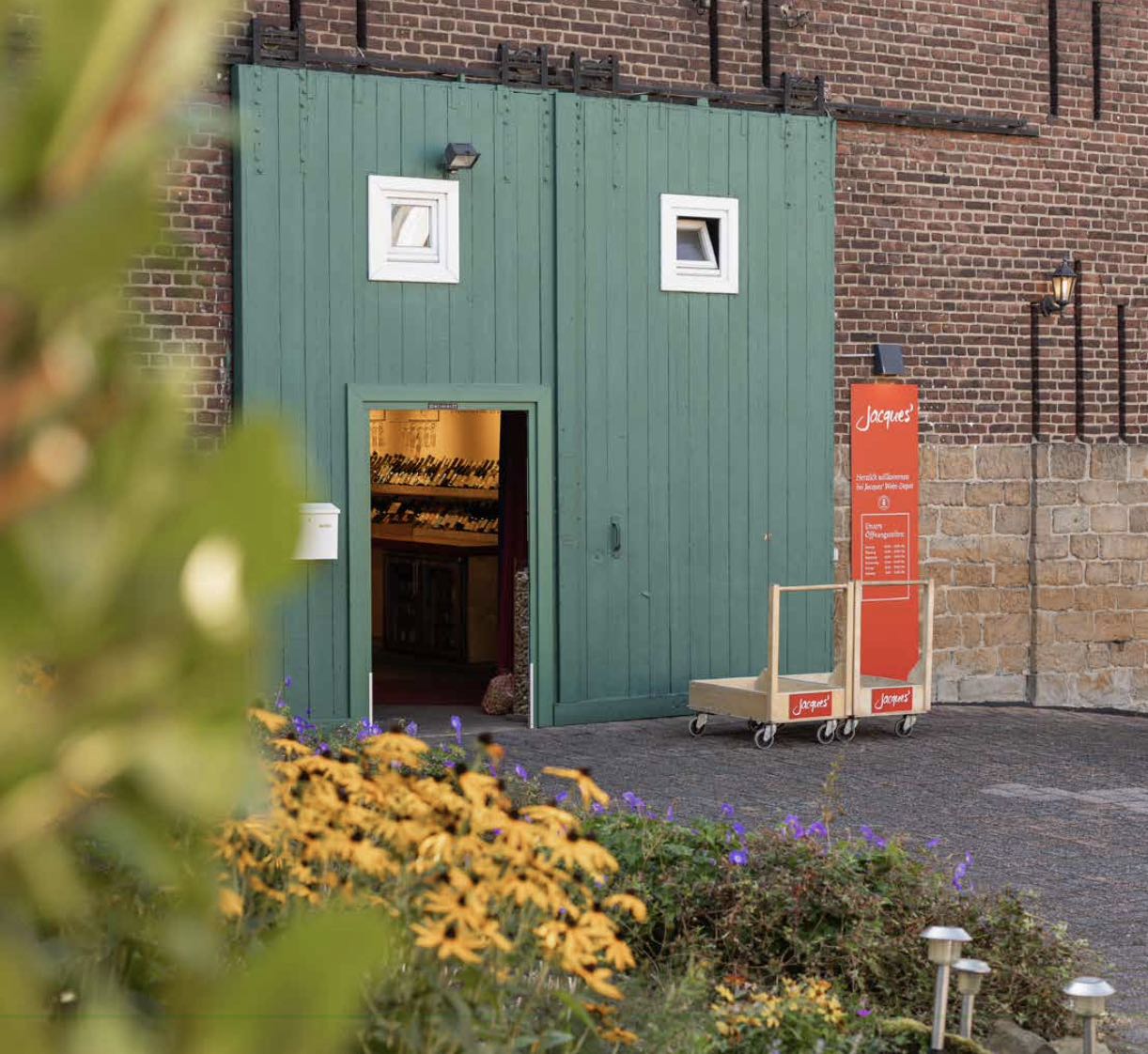 Ein zweites Bild des Unternehmens: Jacques' Wein Depot in Bochum