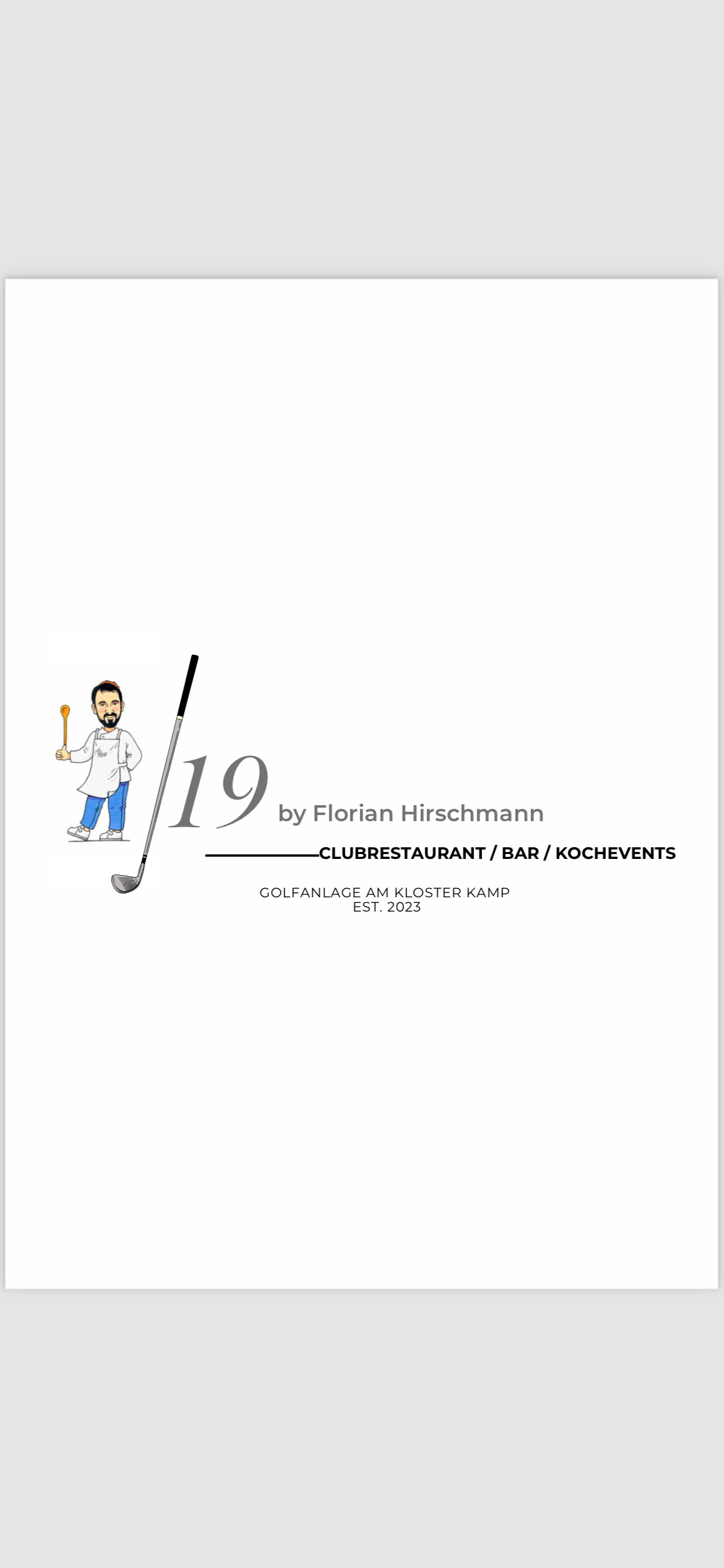 Logo des Unternehmens: 19 by Florian Hirschmann in Kamp-Lintfort